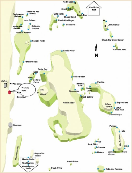 Dive Sites - Hurghada (Le Pacha)