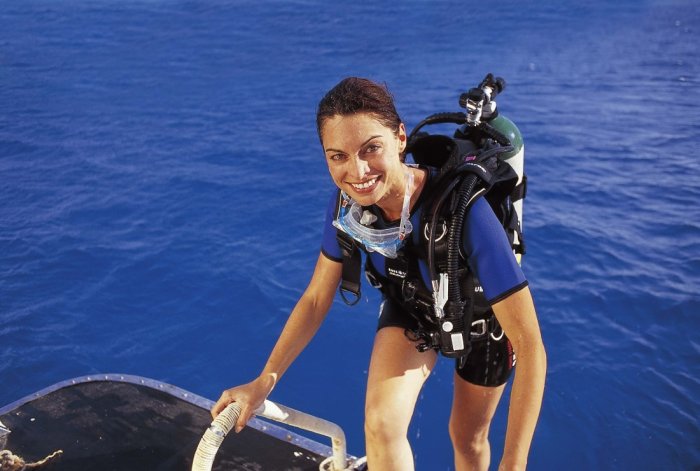 Women in scuba history